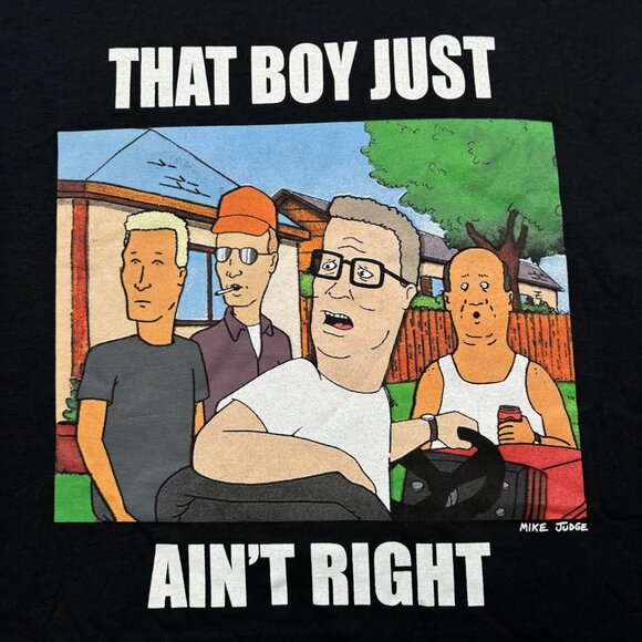 King of the Hill Hank Hill Graphic Tee That Boy Ain’t Right 2X - Picture 2 of 4